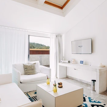 Attic Suite with terrace at D Resort Gocek, spacious top-floor stay