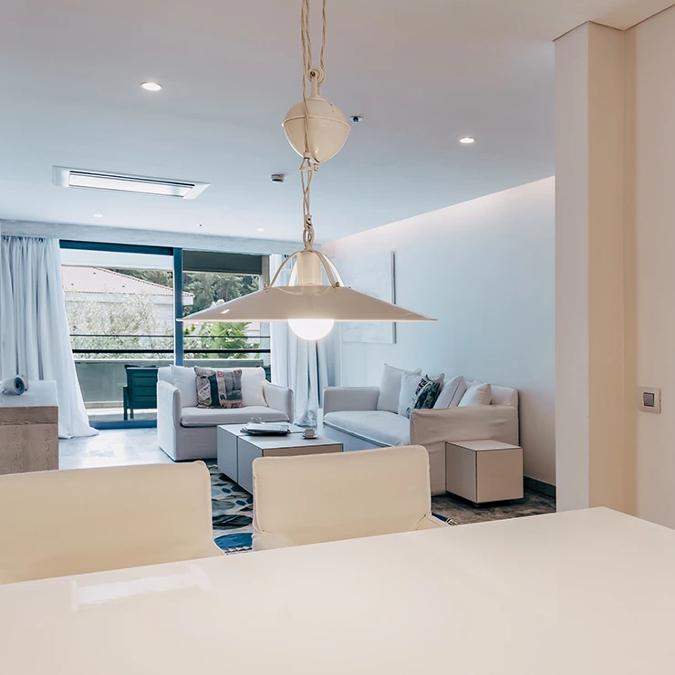 Premier Suite bedroom at D Resort Gocek for spacious luxury stays
