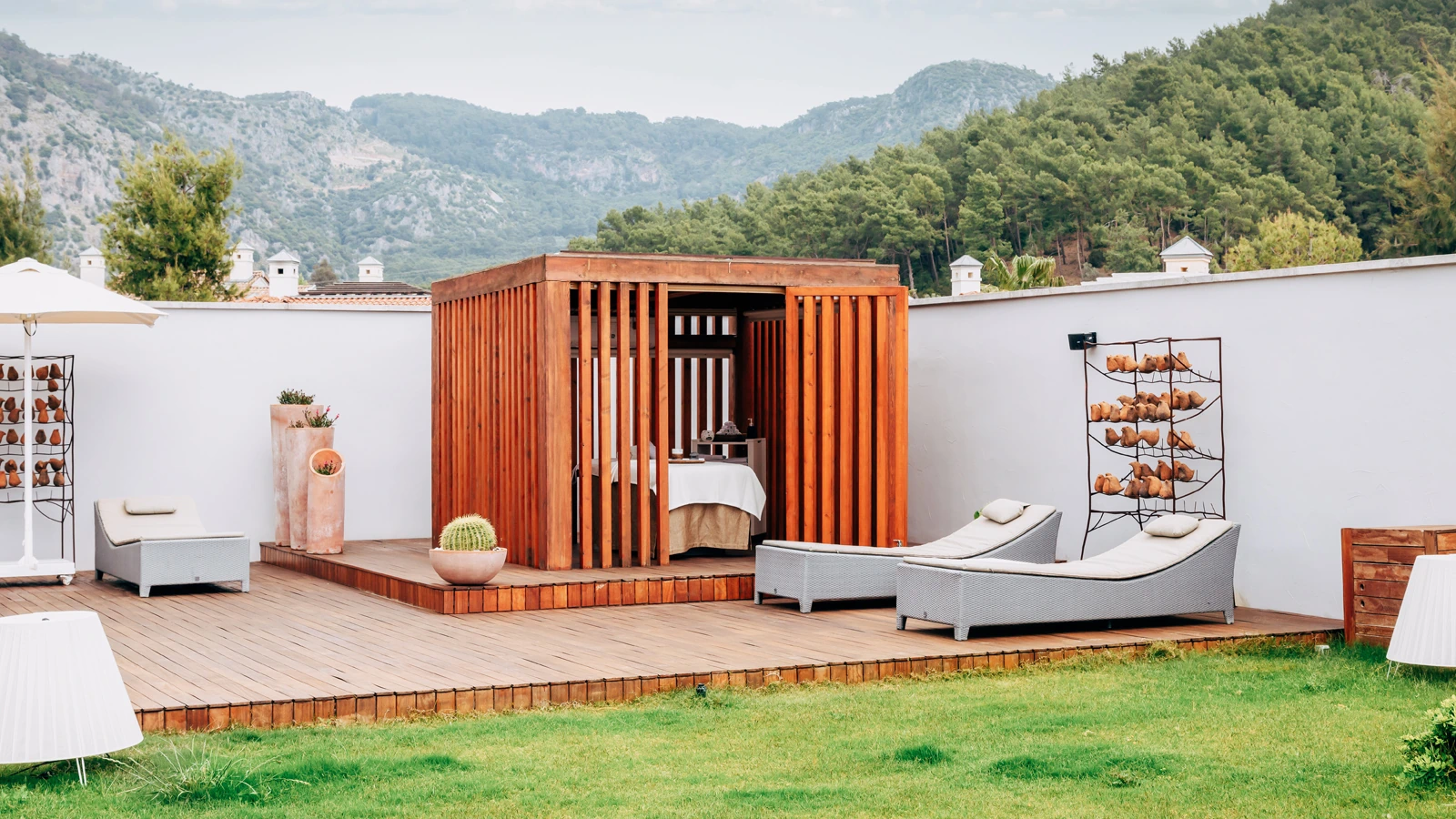 Hotel spa at D Resort Gocek with a serene, elegant wellness setting