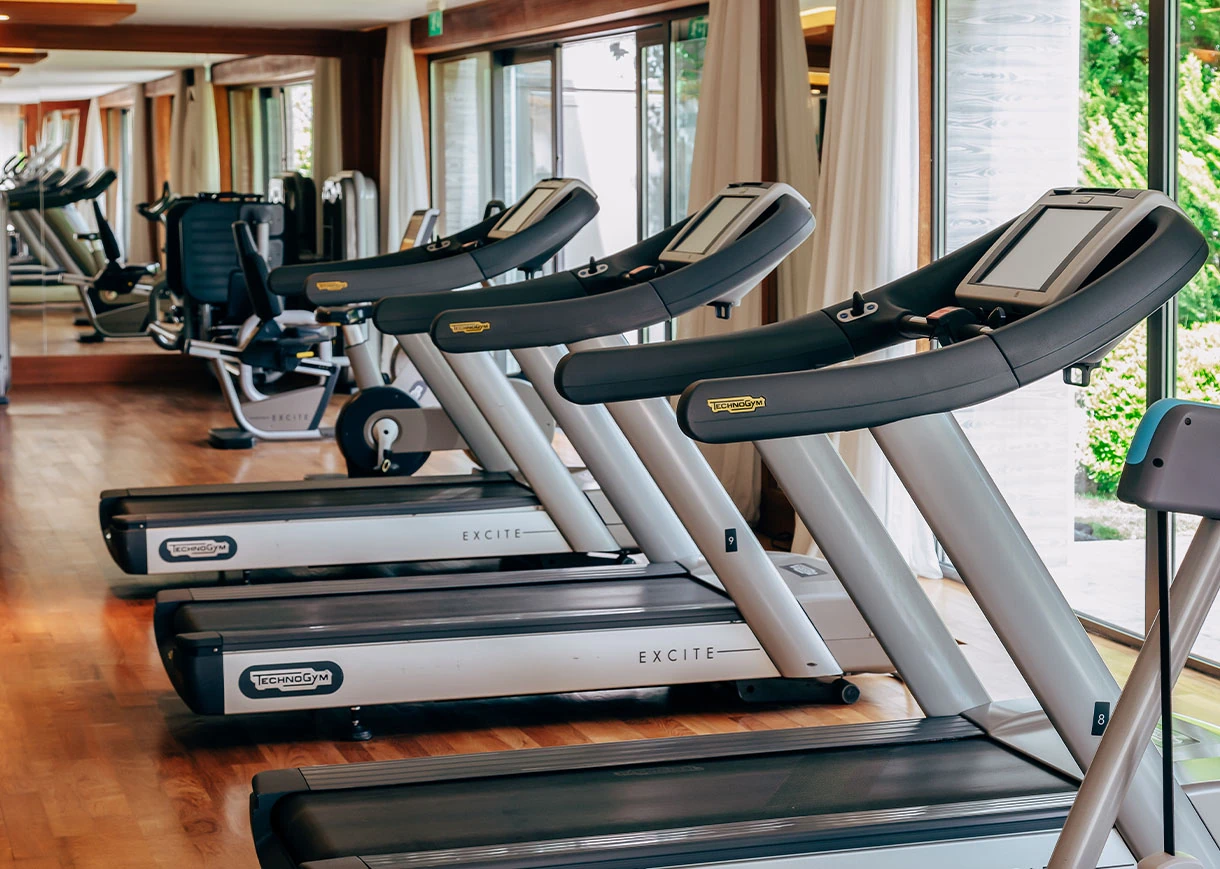 Gym at D Resort Gocek with treadmills and cardio machines