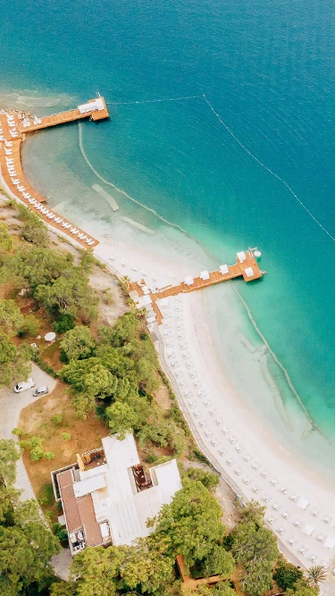 Beach and pool area at D Resort Gocek by the sea