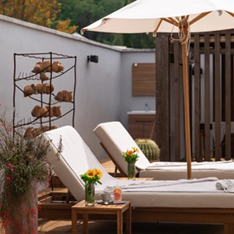Wellness retreat lounge corner at D Resort Gocek for spa and wellbeing